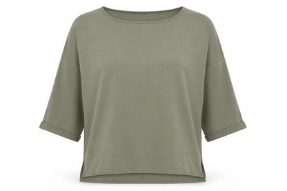 Womens UK Size M New Look Green Pullover Jumper