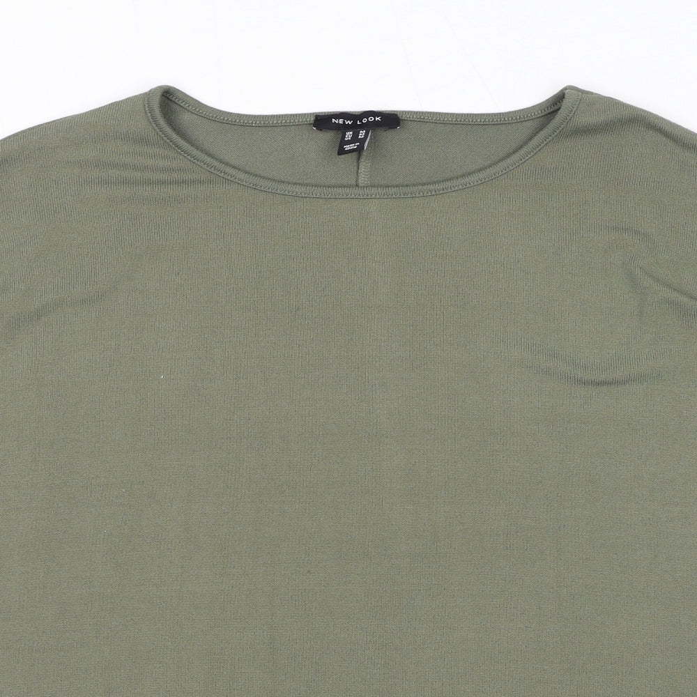 Womens UK Size M New Look Green Pullover Jumper