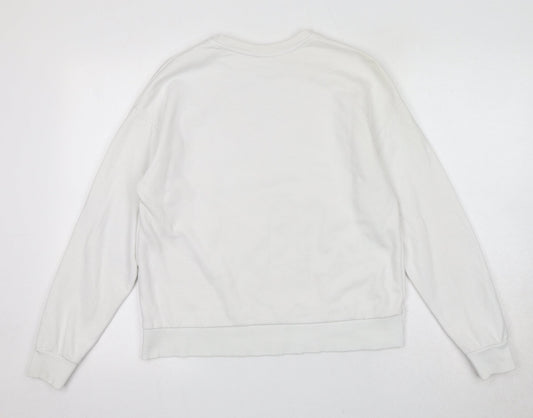 Womens UK Size 6 Disney White Pullover Sweatshirt