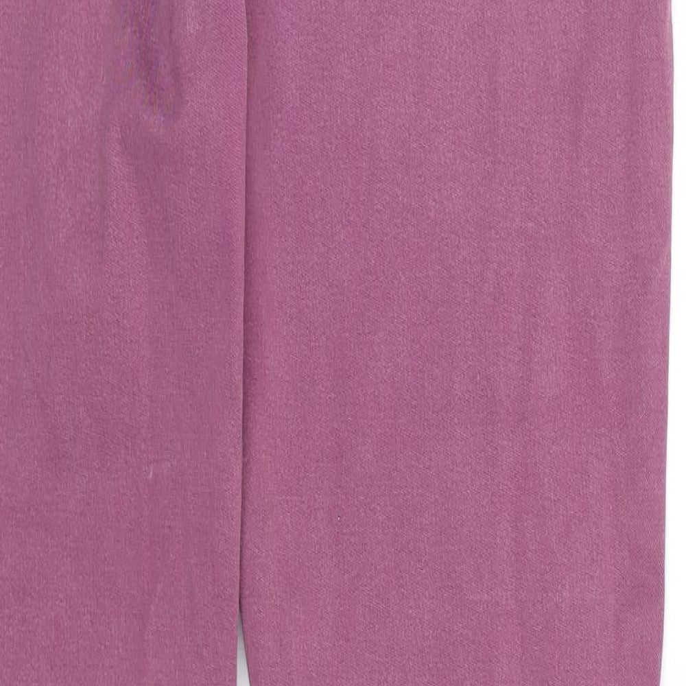 Farmers Market Hawaii Womens Purple Cotton Skinny Jeans Size 12 Slim Zip