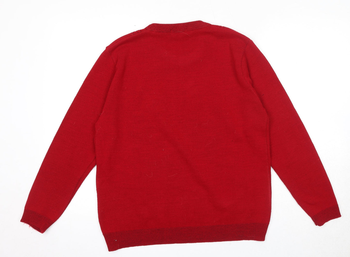 Womens UK Size XL Envy Us Red Pullover Jumper