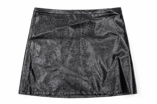 Marks and Spencer Womens Black Viscose A-Line Skirt Size 12 Zip