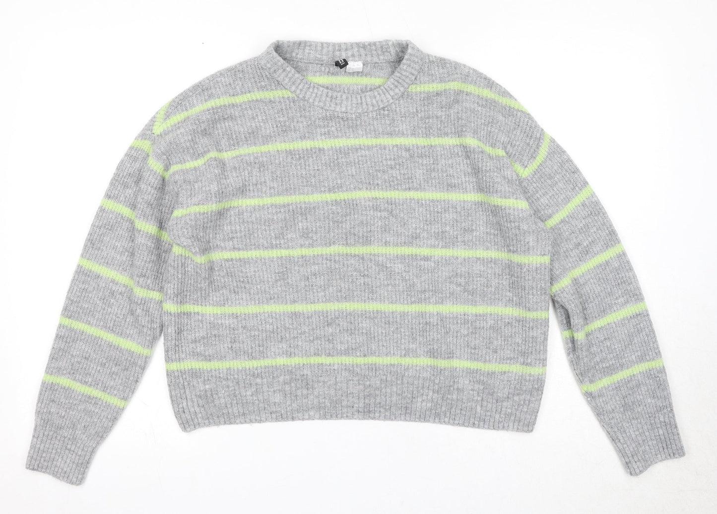 Womens UK Size M Divided by H&M Green Pullover Jumper
