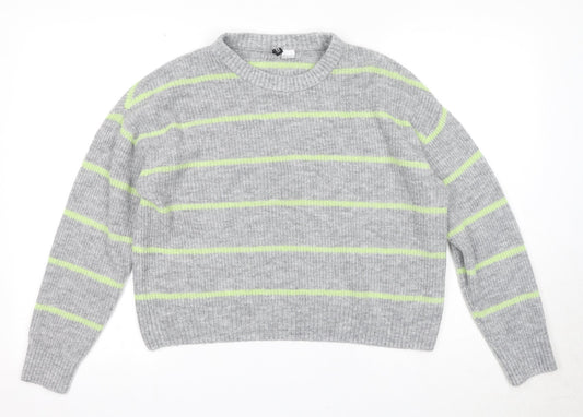 Womens UK Size M Divided by H&M Green Pullover Jumper