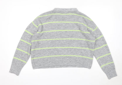 Womens UK Size M Divided by H&M Green Pullover Jumper