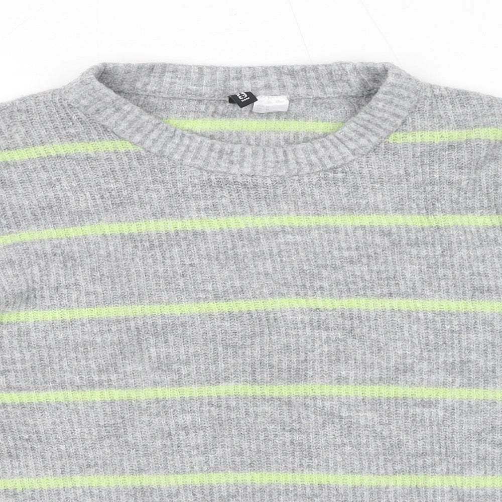 Womens UK Size M Divided by H&M Green Pullover Jumper