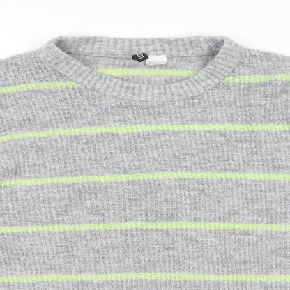 Womens UK Size M Divided by H&M Green Pullover Jumper