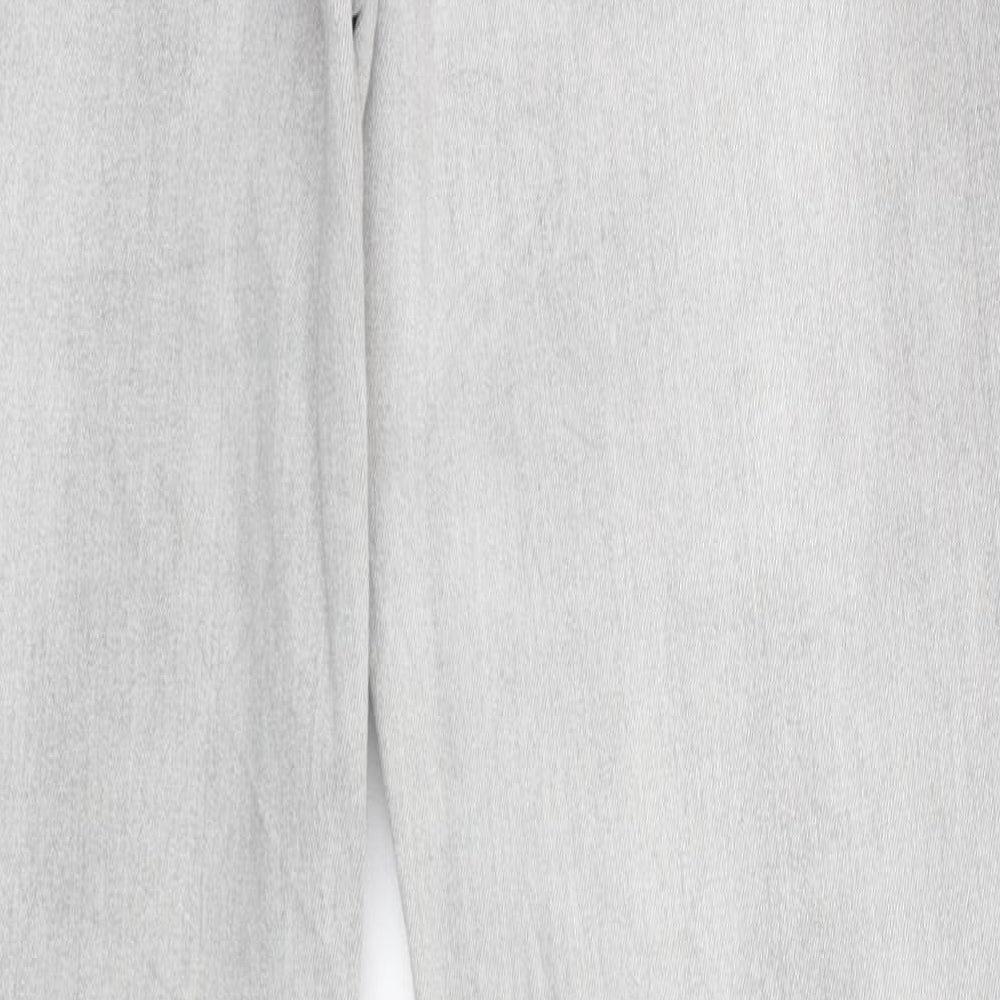 Noisy may Womens Grey Cotton Skinny Jeans Size 30 in Regular Zip