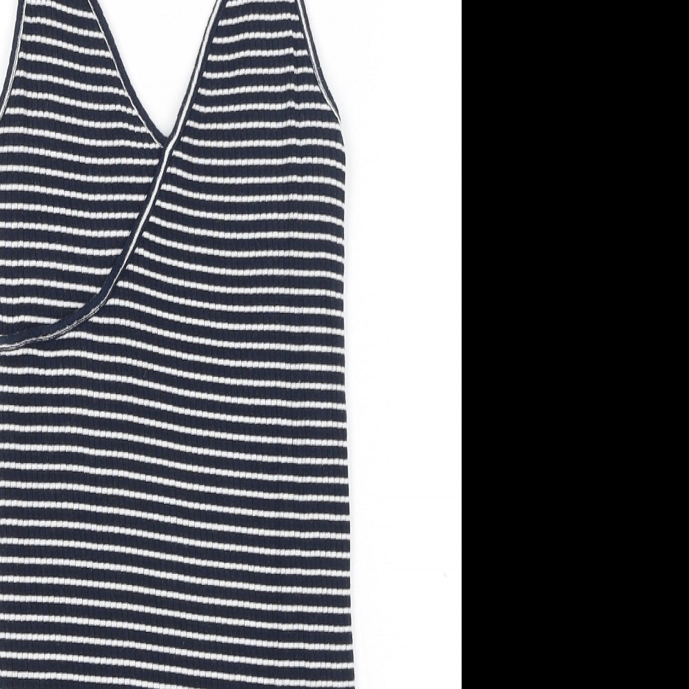 Womens UK Size 8 Topshop Blue Camisole Tank