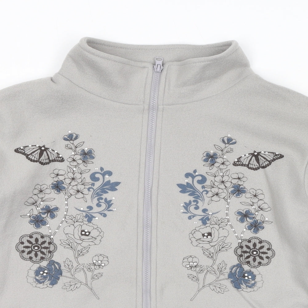 Womens UK Size L Anne De Lancay Grey Jacket