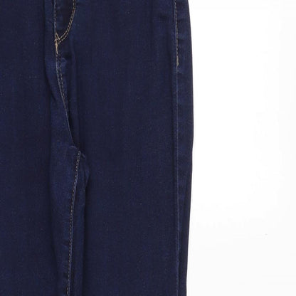 Womens UK Size 26 in Blue Spice Regular Fit Tapered Blue Jeans