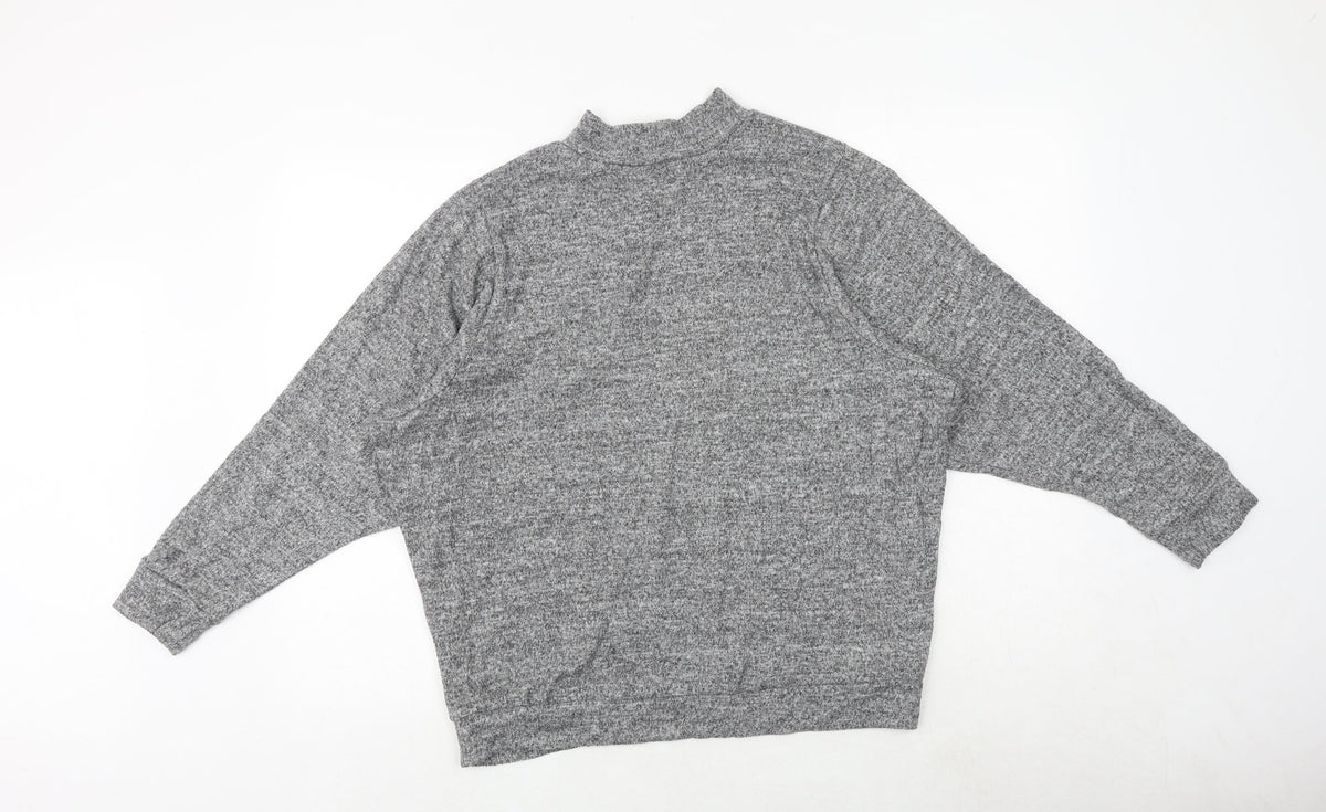 Select Womens Grey Polyester Pullover Sweatshirt Size 10 Pullover - Living for the Weekend