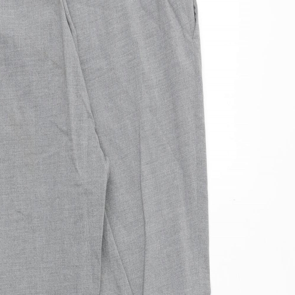 Womens UK Size 31 in Uniqlo Regular Fit  Grey Trousers