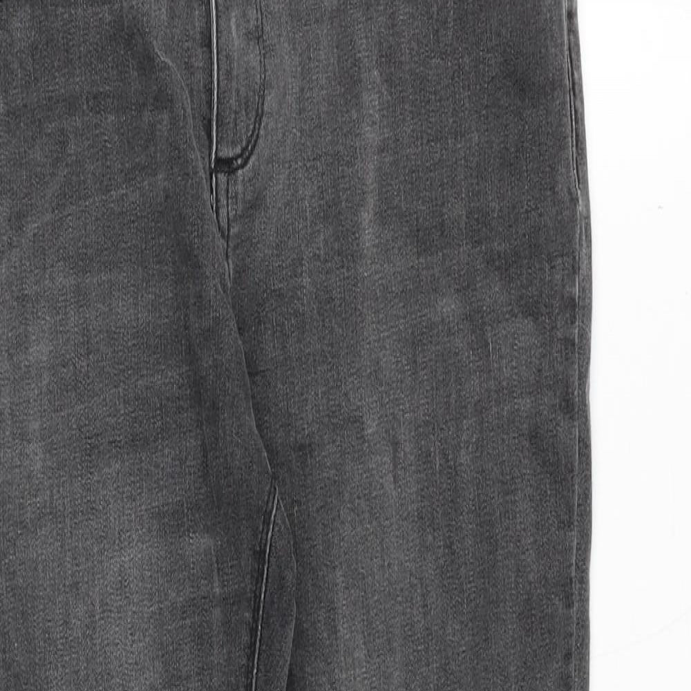 Salad Jeans Womens Grey Cotton Skinny Jeans Size 28 in Regular Zip