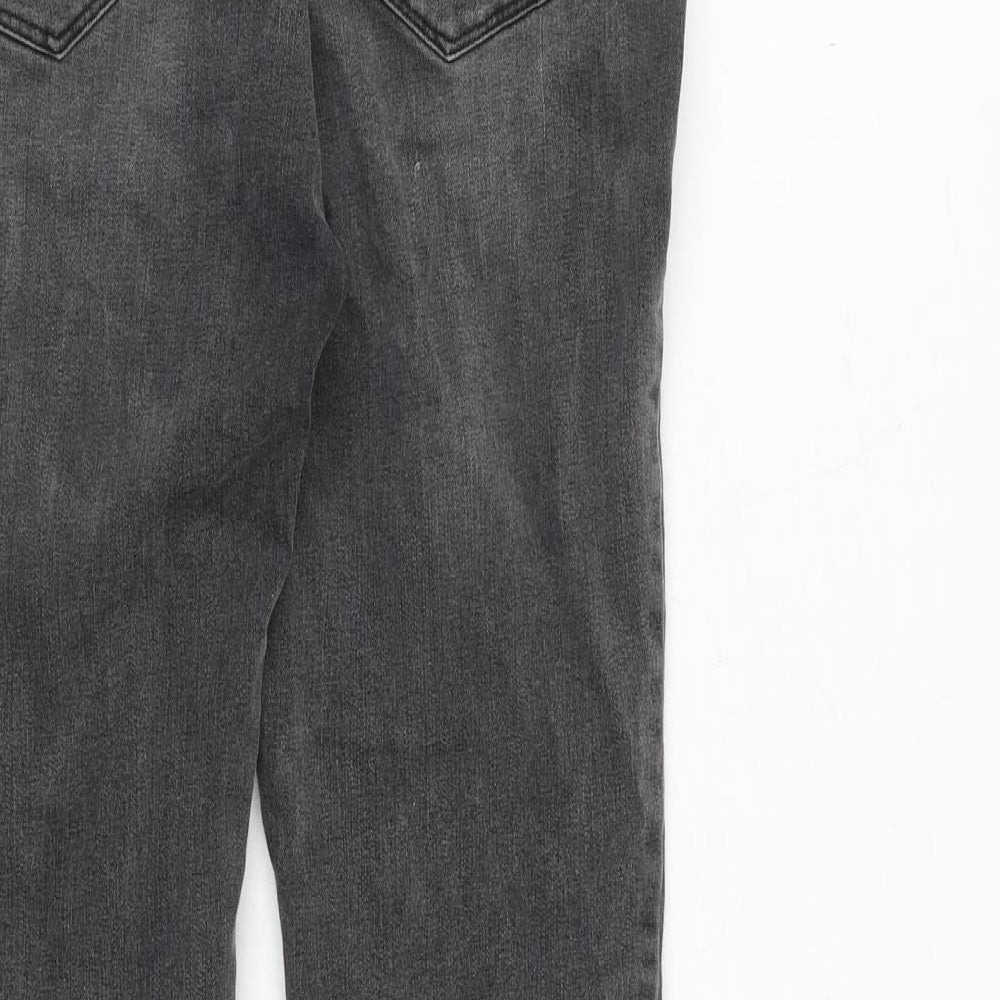 Salad Jeans Womens Grey Cotton Skinny Jeans Size 28 in Regular Zip