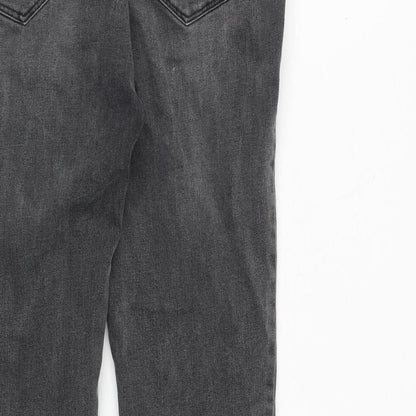 Salad Jeans Womens Grey Cotton Skinny Jeans Size 28 in Regular Zip
