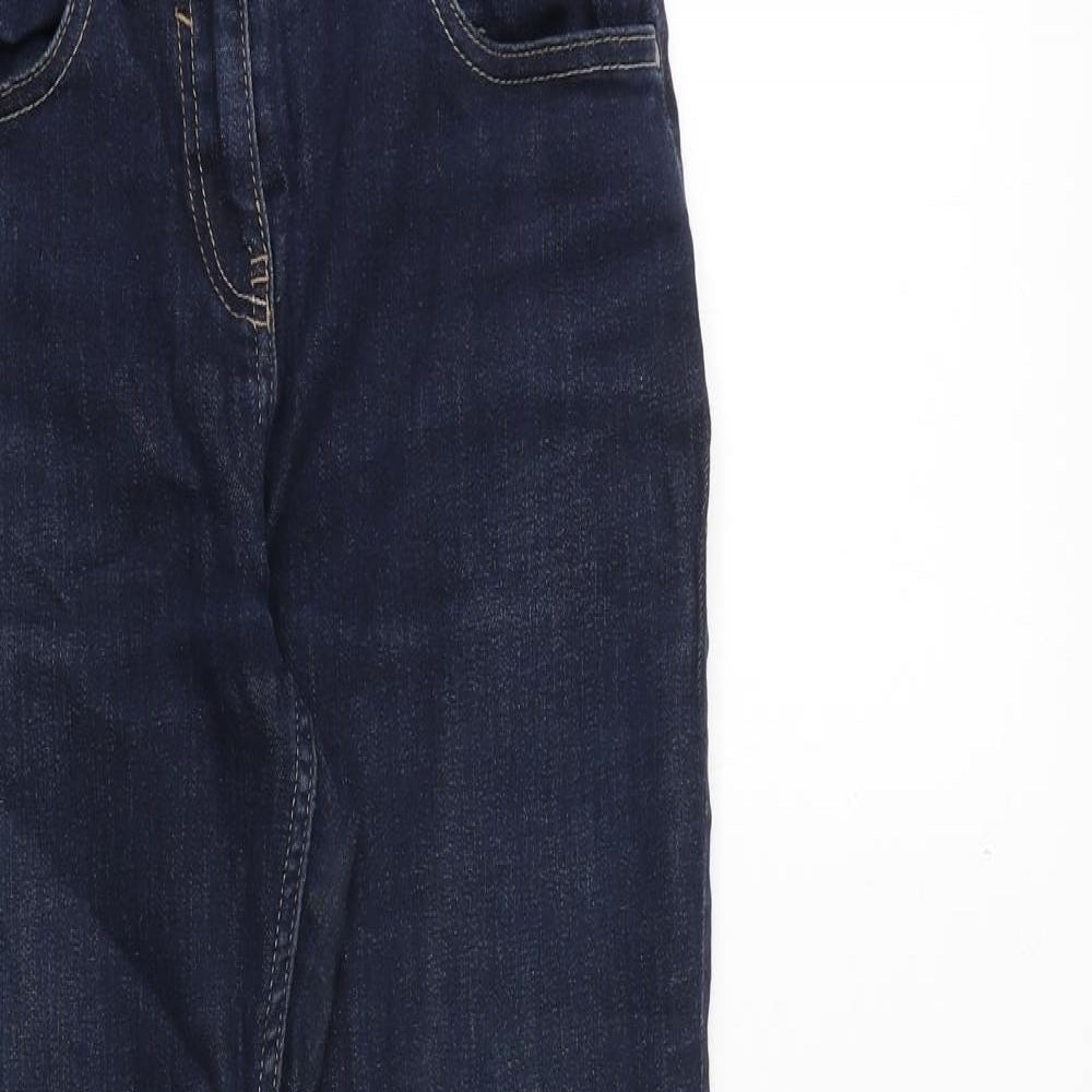 NEXT Womens Blue Cotton Skinny Jeans Size 8 Regular Zip