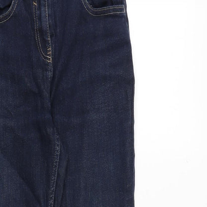 NEXT Womens Blue Cotton Skinny Jeans Size 8 Regular Zip