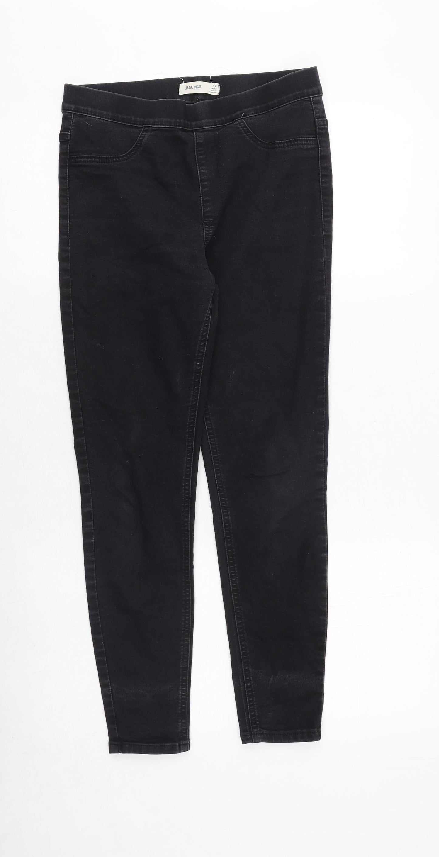 Womens UK Size 10 Marks and Spencer Regular Fit Jegging Black Jeans