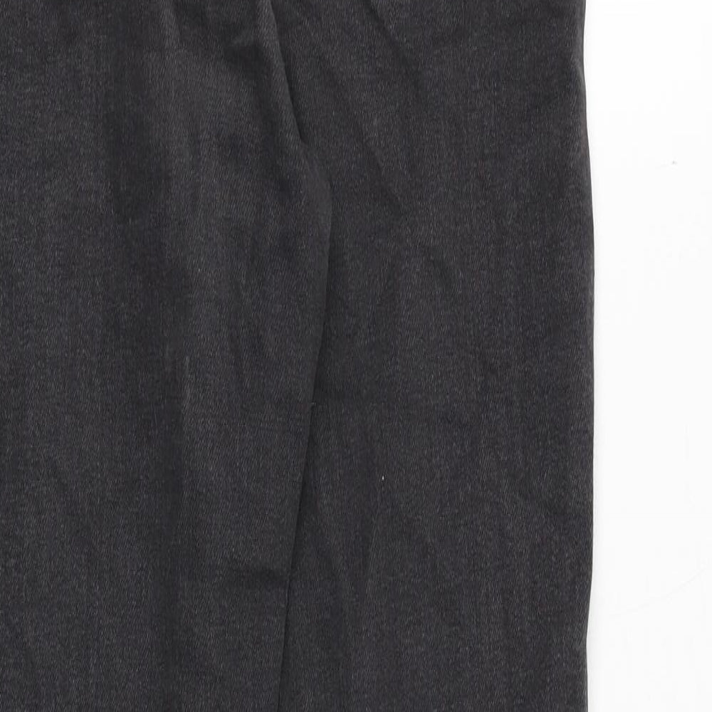 Womens UK Size 8 H&M Regular Fit Straight Black Jeans