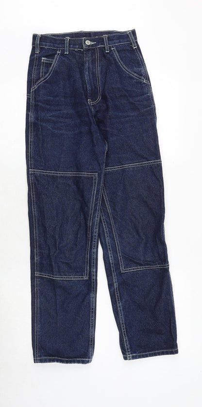 Womens UK Size S J.Galt Regular Fit Straight Blue Jeans