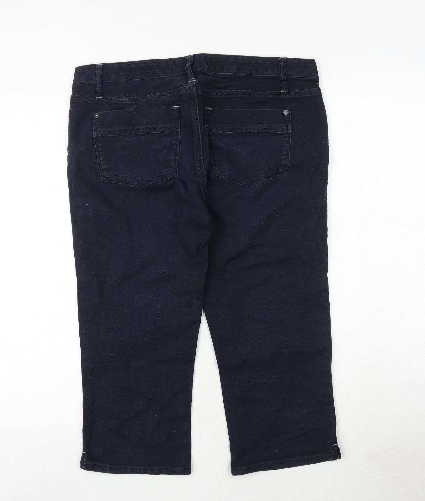 Gap Womens Blue Cotton Straight Jeans Size 34 in Regular Zip