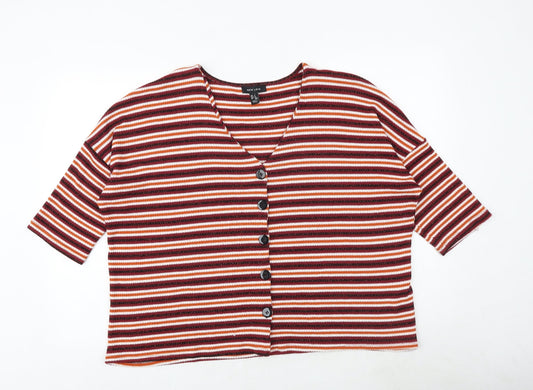 Womens UK Size L New Look Multicoloured Cardigan Jumper