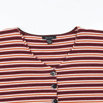 Womens UK Size L New Look Multicoloured Cardigan Jumper