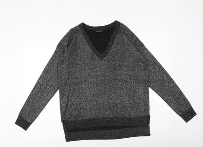 Womens UK Size 12 Brave Soul Black Pullover Jumper