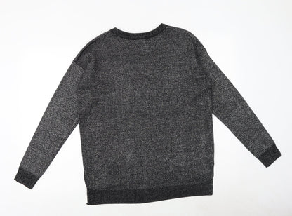 Womens UK Size 12 Brave Soul Black Pullover Jumper