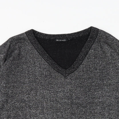 Womens UK Size 12 Brave Soul Black Pullover Jumper