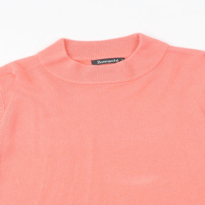 Womens UK Size L Bonmarché Pink Pullover Jumper