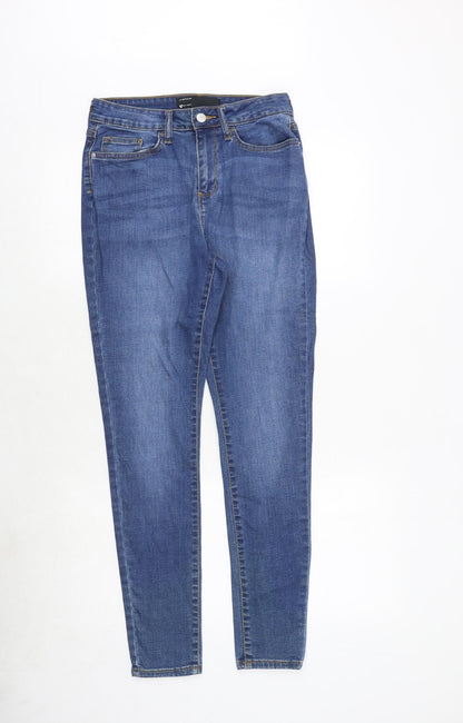 Very Womens Blue Cotton Skinny Jeans Size 29 in Regular Zip