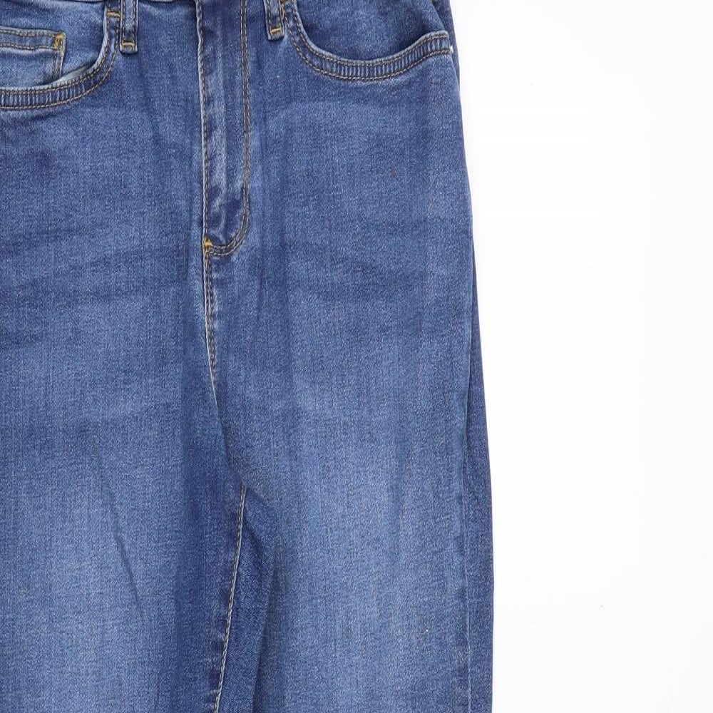 Very Womens Blue Cotton Skinny Jeans Size 29 in Regular Zip