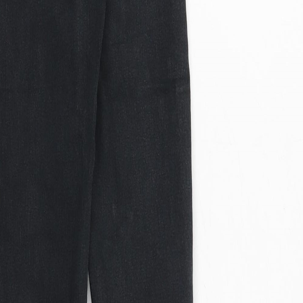 New Look Womens Black Cotton Skinny Jeans Size 6 Regular Zip