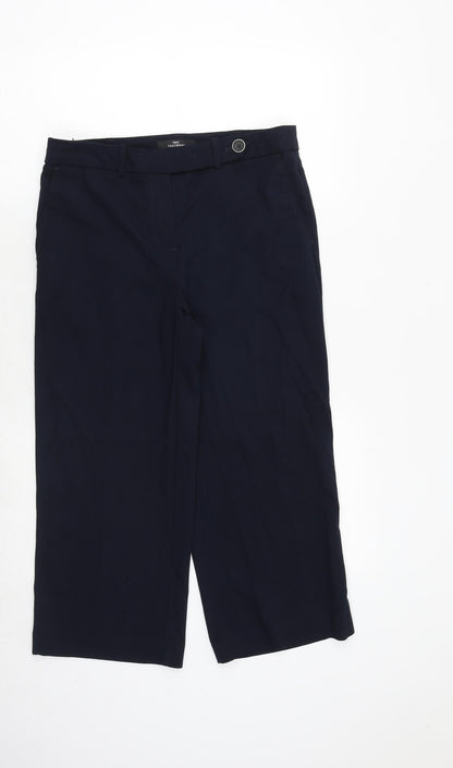 Womens UK Size 10 NEXT Regular Fit  Blue Trousers