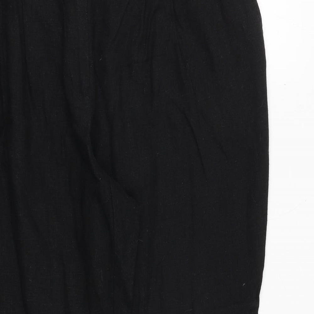 Womens UK Size 14 Dorothy Perkins Regular Fit  Black Trousers