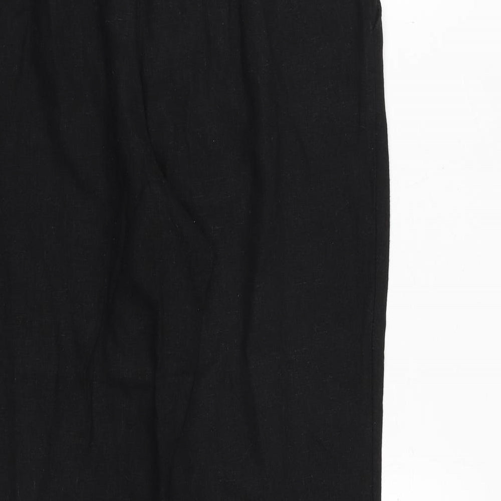 Womens UK Size 14 Dorothy Perkins Regular Fit  Black Trousers