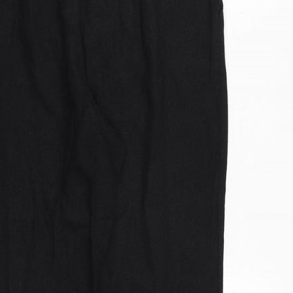 Womens UK Size 14 Dorothy Perkins Regular Fit  Black Trousers