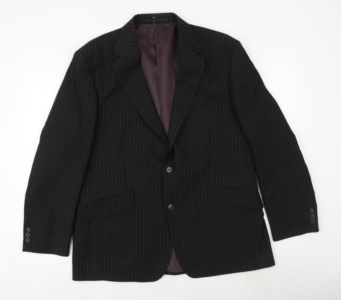 Mens UK Size 42 Marks and Spencer Regular Black Suit Jacket