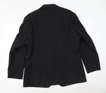 Mens UK Size 42 Marks and Spencer Regular Black Suit Jacket