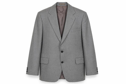 Hornes Mens Grey Polyester Jacket Suit Jacket Size 40 Regular