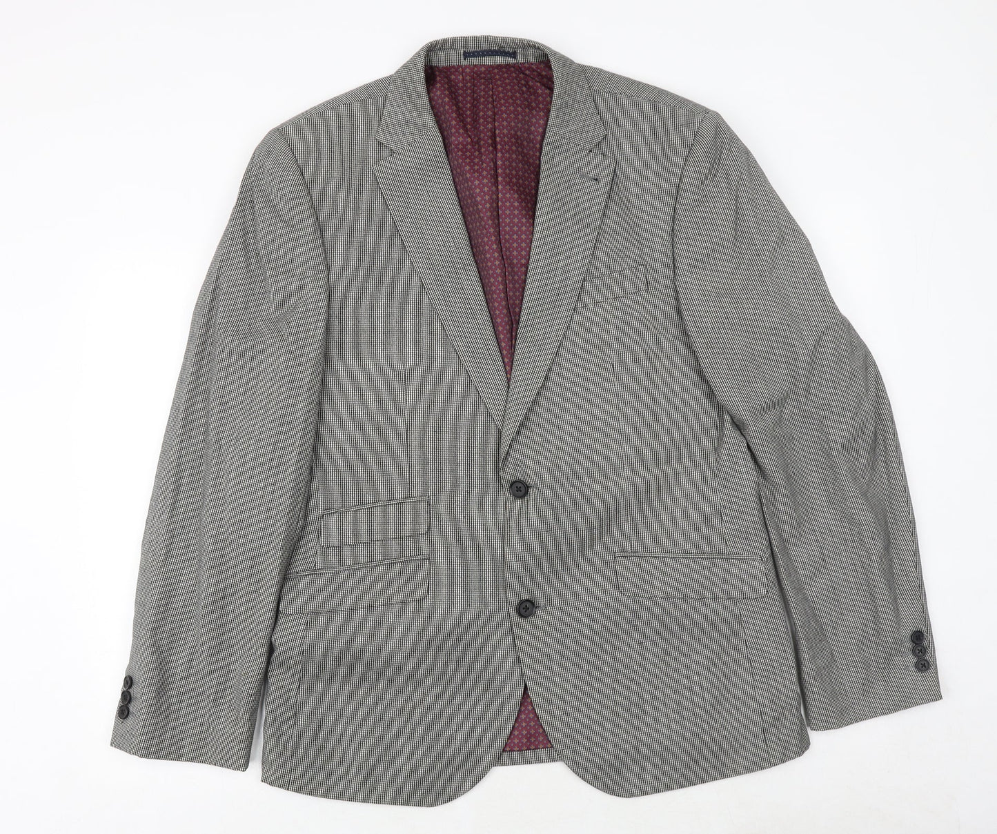 Mens UK Size 42 NEXT Regular Grey Suit Jacket