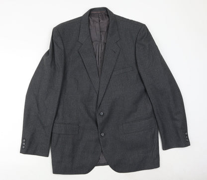 Mens UK Size 38 Burton Regular Grey Suit Jacket