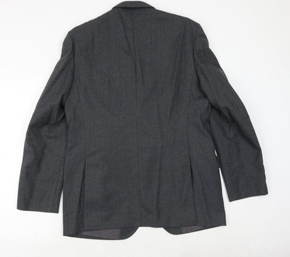 Mens UK Size 38 Burton Regular Grey Suit Jacket