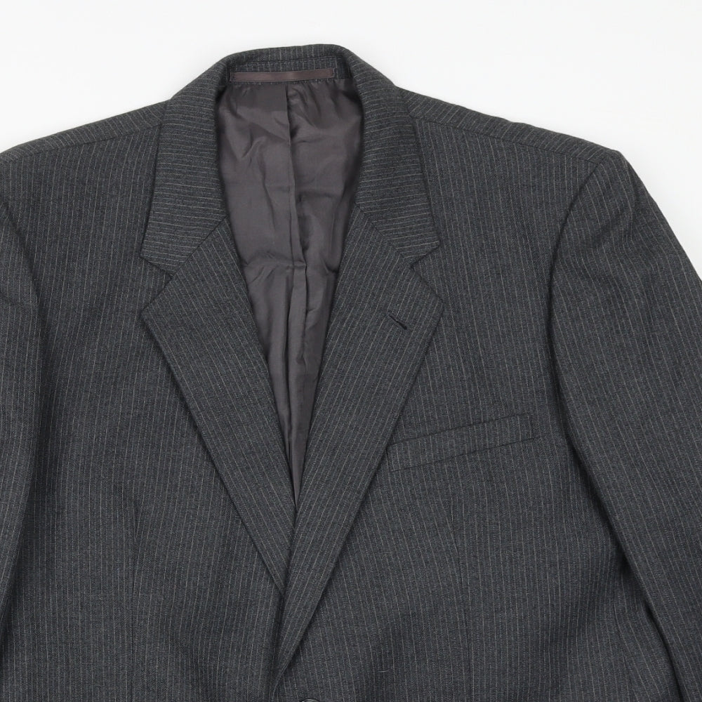 Mens UK Size 38 Burton Regular Grey Suit Jacket