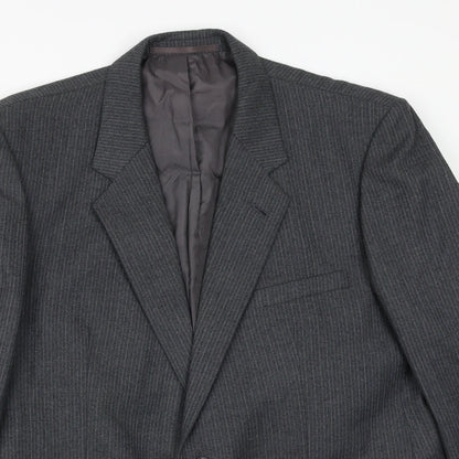Mens UK Size 38 Burton Regular Grey Suit Jacket