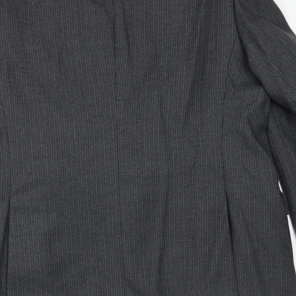 Mens UK Size 38 Burton Regular Grey Suit Jacket
