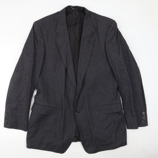 Mens UK Size 44 St Michael Regular Grey Suit Jacket