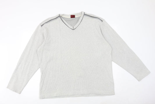Mens UK Size 2XL Burton Grey Pullover Sweatshirt
